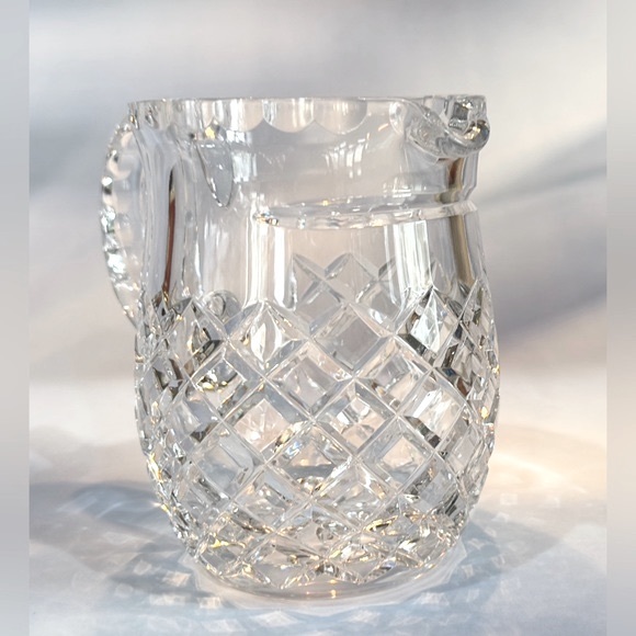 Gorgeous Vintage Ceska “Canterbury” Bohemian Crystal 5” Pitcher - Perfect - Picture 12 of 16